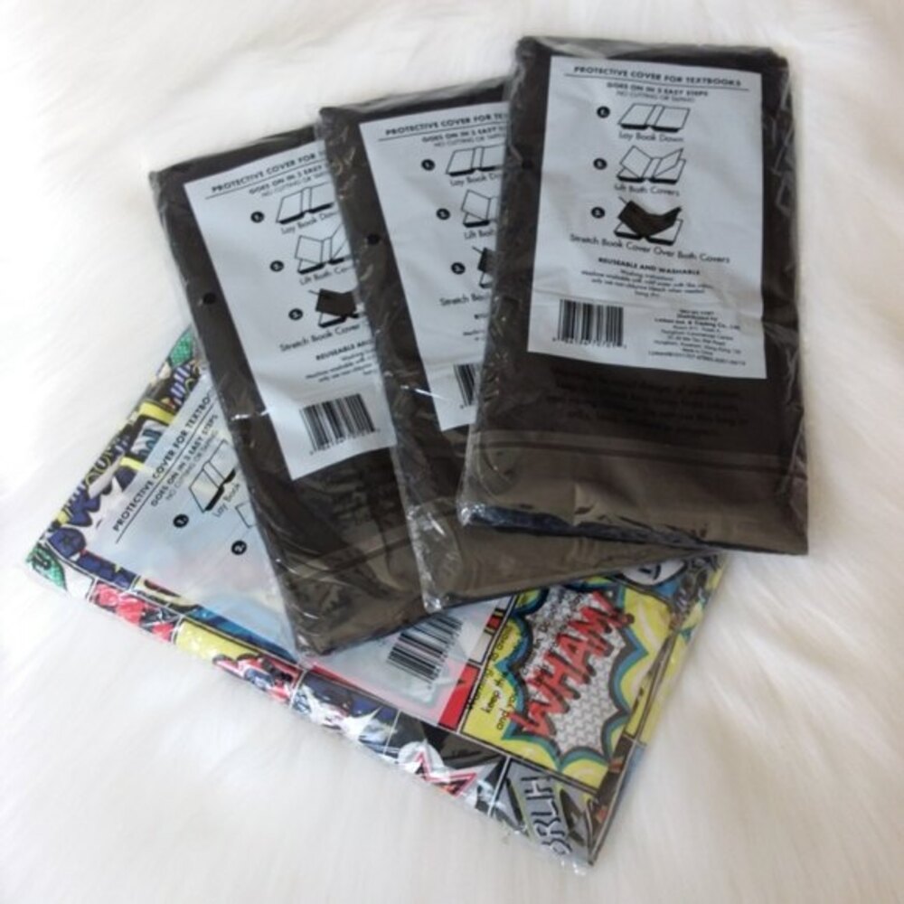 Jumbo Stretchable Book Cover Lot of 4 - Picture 4 of 4